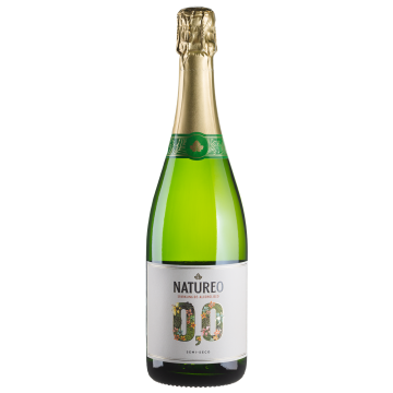 Безалкогольне Ігристе Torres Natureo White Sparkling / Натурео Вайт Спарклін, 0.75 л