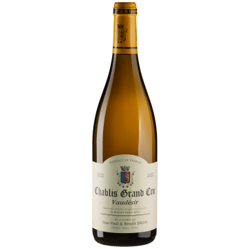 Вино Jean-Paul & Benoit Droin Chablis Vaudesir / Шаблі Водезір 2022, біле сухе, 0.75 л
