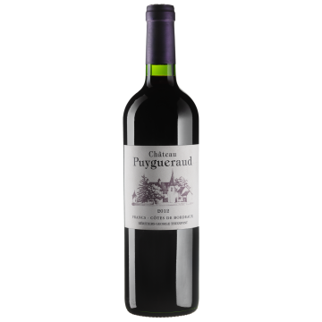 Вино Chateau Puygueraud Chateau Puygueraud / Шато Пігерод 2012, червоне сухе, 0.75 л