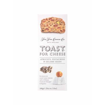 Хлібці з абрикосом, фісташками та кунжутом 100г, Toast for Cheese
