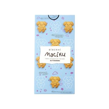 Печиво "Масіки вівсяні" 120г, Buttergreen