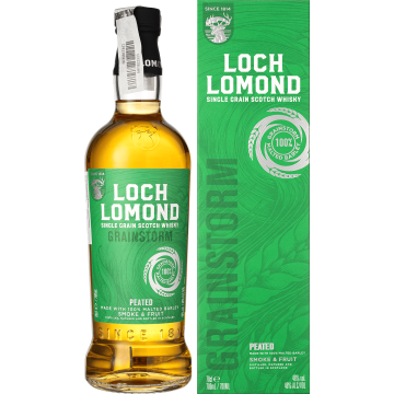 Віскі Loch Lomond Peated Single Grain, tube, 0.7 л
