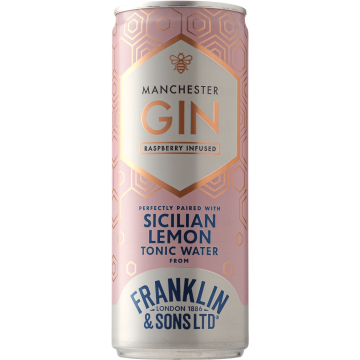 Коктейль Manchester Pink Gin & Franklin Sicilian Lemon Tonic, 0.25 л