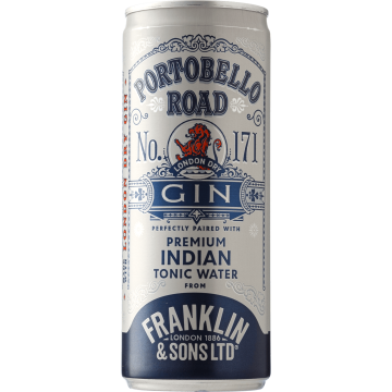 Коктейль Portobello Rd & Franklin Natural Indian Tonic, 0.25 л