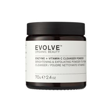 Пудра для вмивання ензимна з вітаміном С 70г, Evolve Organic Beauty