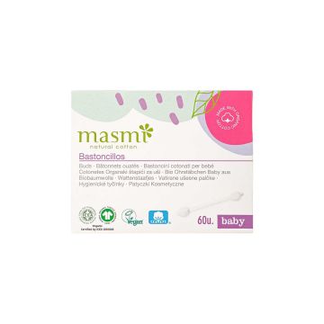 Палички вушні дитячі 60шт, Masmi