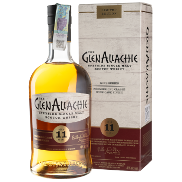 Віскі GlenAllachie 11yo Premier Cru classé Wine Finish, gift box, 0.7 л