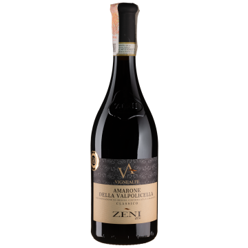 Вино Zeni Amarone della Valpolicella Classico Vigne Alte / Амароне делла Вальполічелла Классіко Віньє Альте 2018, червоне сухе, 0.75 л