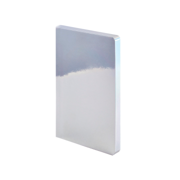 Блокнот срібного кольору 176с Fluid Chrome M, Nuuna