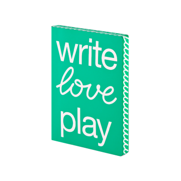 Блокнот Пиши Люби Грай "Write Love Play" 256с Graphic L, Nuuna