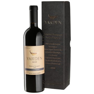 Вино Golan Heights Winery Cabernet Sauvignon Bar’on Vineyard Yarden, gift box / Каберне Совіньйон Барон Вайнярд Ярден, подарункова коробка 2020, червоне сухе, 0.75 л