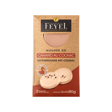 Мус качиний з коньяком 80г, Feyel