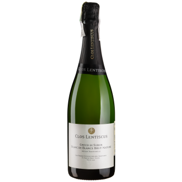 Ігристе Clos Lentiscus Blanc de Blancs Brut Nature / Блан де Блан Брют Натюр, біле, 0.75 л