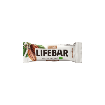 Батончик енергетичний з шоколадом органічний 40г Lifebar, Lifefood