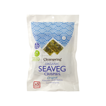 Водорості морські хрусткі органічні 5х4г, Clearspring