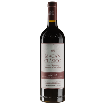 Вино Bodegas Benjamin de Rothschild & Vega Sicilia, S.A. Macan Clasico / Макан Класіко 2020, червоне сухе, 0.75 л