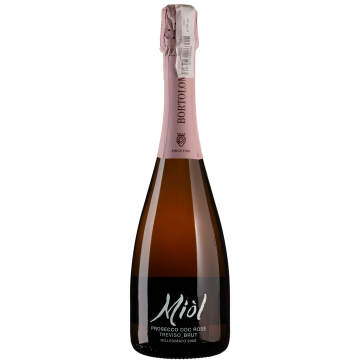 Ігристе Bortolomiol Miol Rose Prosecco DOC Treviso Brut Millesimato / Міоль Розе Просекко DOC Тревізо Брют Міллезімато, рожеве, 0.75 л