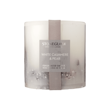 Свічка ароматична "White Cashmere & Pear" Seasonal Collection, Stoneglow