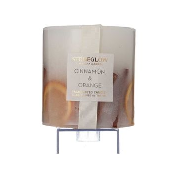 Свічка ароматична "Cinnamon & Orange" Seasonal Collection, Stoneglow
