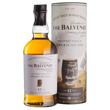 Віскі Balvenie 12yo American Oak, Tube, 0.7 л