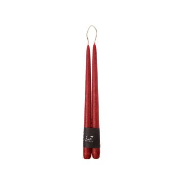 Набір свічок столових "Velvet" винного кольору 2,2x30см (2шт в пак) Luz Your Senses, Rasteli