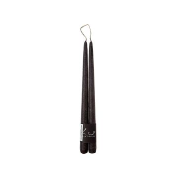 Набір свічок столових "Velvet" сірого кольору 2,2x30см (2шт в пак) Luz Your Senses, Rasteli