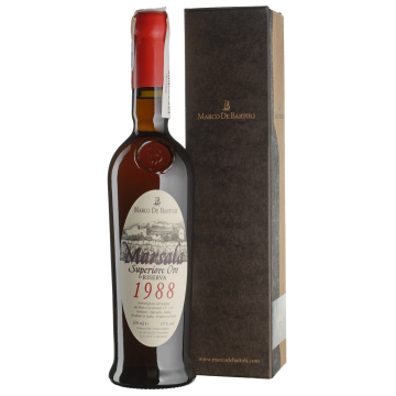 Вино кріплене Marco De Bartoli Marsala Superiore / Марсала Суперіор 1988, біле напівсухе, 0.5 л
