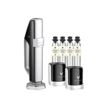 Коравін "Sparkling" чорно-срібного кольору, Coravin