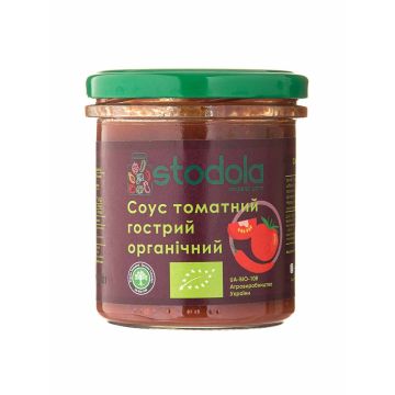 Соус томатний гострий органічний 300г, Стодола Щира Їжа