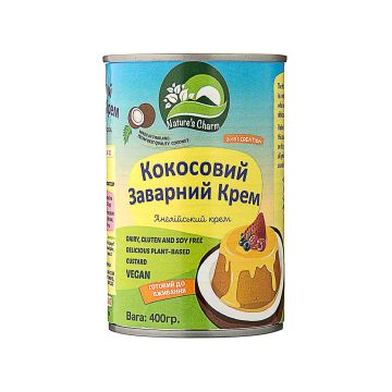 Крем кокосовий заварний 400г, Nature's Charm