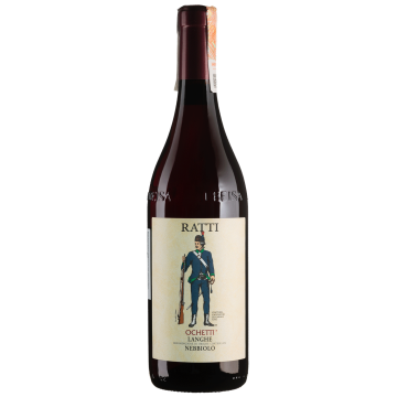 Вино Renato Ratti Langhe Nebbiolo Ochetti / Ланге Неббіоло Окетті, червоне сухе, 0.75 л