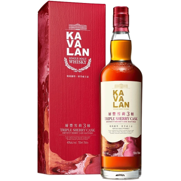 Віскі Kavalan Triple Sherry Cask, 0.7 л