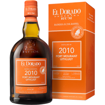 Ром El Dorado Port Mourant-Uitvlugt, gift box 2010, 0.7 л