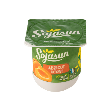 Продукт з ферментованої сої з абрикосом та гуавою 100г, Sojasun