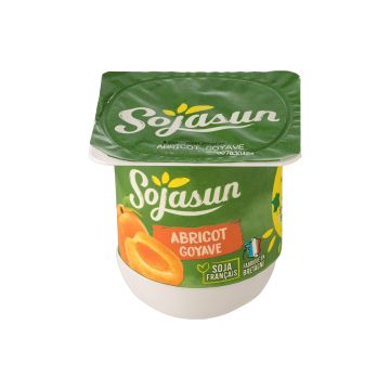 Продукт з ферментованої сої з абрикосом та гуавою 100г, Sojasun