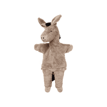 Іграшка м'яка плюшева Осел сірий Hand puppet, Senger Naturwelt