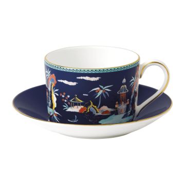 Чашка з блюдцем "Blue Pagoda" Wonderlust, Wedgwood