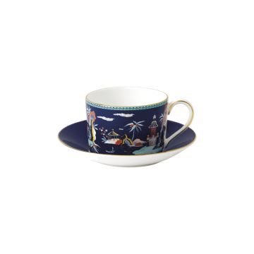 Чашка з блюдцем "Blue Pagoda" Wonderlust, Wedgwood