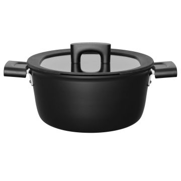 Каструля з кришкою 3,5л 22см Hard Face, Fiskars