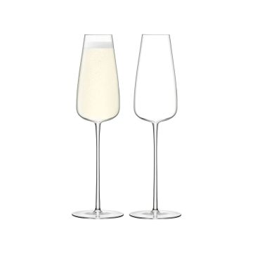 Набір келихів для шампанського Флют 330мл Wine Culture (2шт в пак), LSA International
