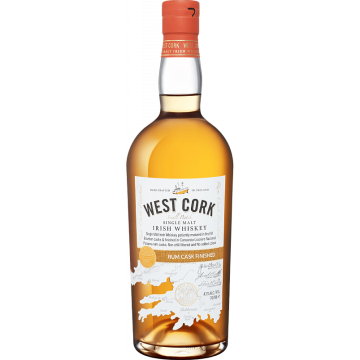 Віскі West Cork Small Batch Rum Cask, 0.7 л
