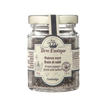 Перець зелений ферментований солоний 50г, Terre Exotique