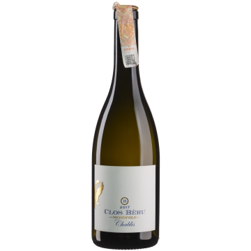 Вино Chateau de Beru Chablis Clos Beru Monopole / Шаблі Кло Беру Монополь 2018, біле сухе, 0.75 л