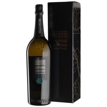 Ігристе Merotto Graziano Merotto Cuvee Del Fondatore Millesimato Prosecco Superiore Brut / Граціано Меротто Кюві Дель Фонтадоре Міллезімато Просекко Суперіоре, біле, 1.5 л
