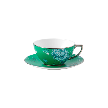 Чашка з блюдцем зелені Jasper Conran Chinoiserie, Wedgwood
