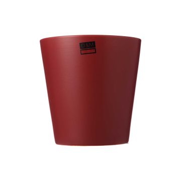 Горщик для орхідей бордового кольору D14 Basic, D&M