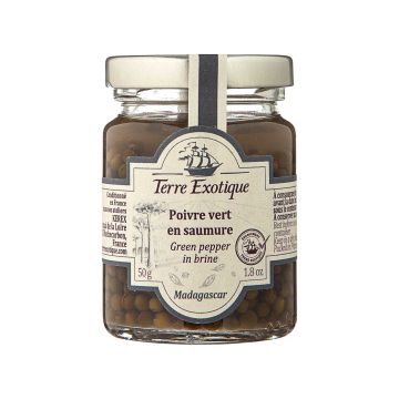 Перець зелений в розсолі 50г, Terre Exotique
