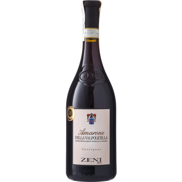 Вино Zeni Amarone della Valpolicella Barriques / Амароне делла Вальполічелла Барік 2016, червоне сухе, 0.75 л