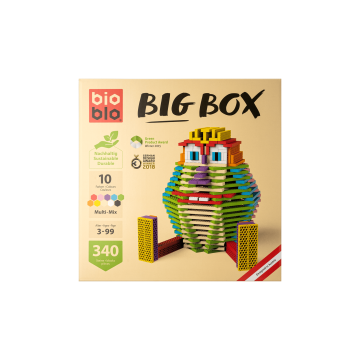 Іграшка дитяча Конструктор "Multi-Mix" 10 кольорів 340шт, Bioblo