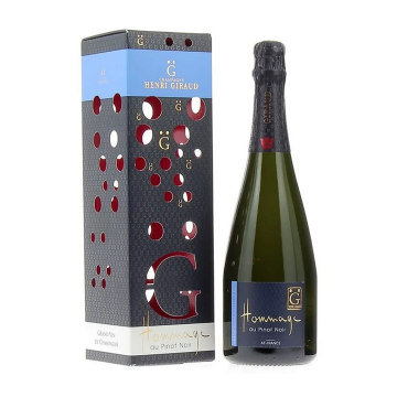 Шампанське Henri Giraud Hommage Au Pinot Noir, gift box / Оммаж Аі Піно Нуар, подарункова коробка, біле, 0.75 л
